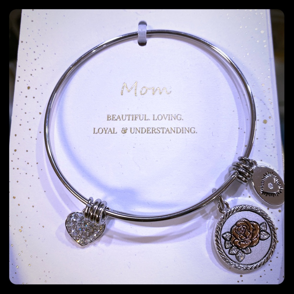 MOM stainless Steel bangle bracelet